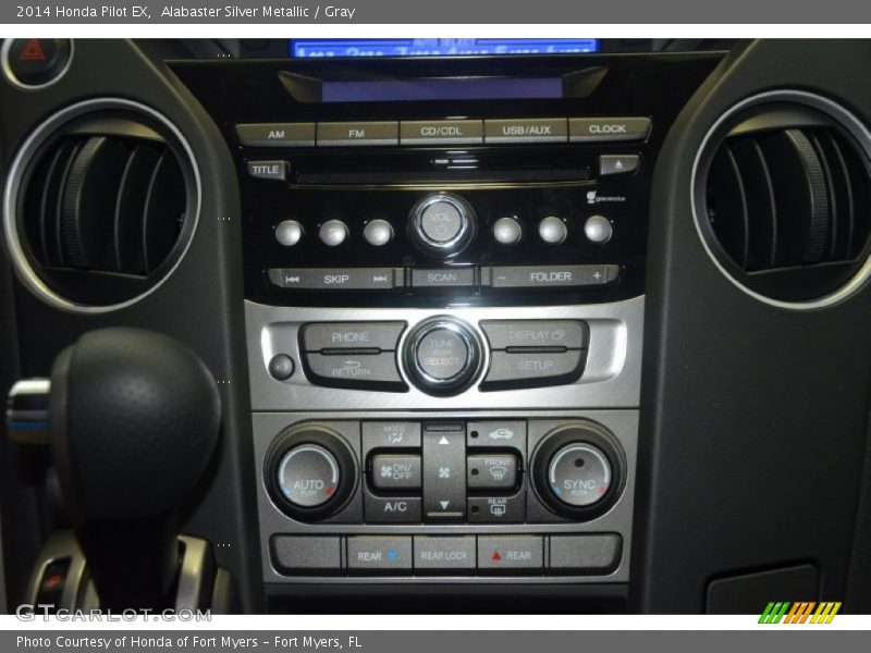 Alabaster Silver Metallic / Gray 2014 Honda Pilot EX