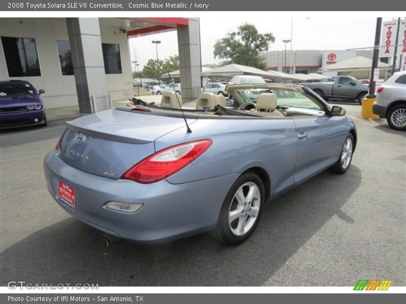 Cosmic Blue Metallic / Ivory 2008 Toyota Solara SLE V6 Convertible
