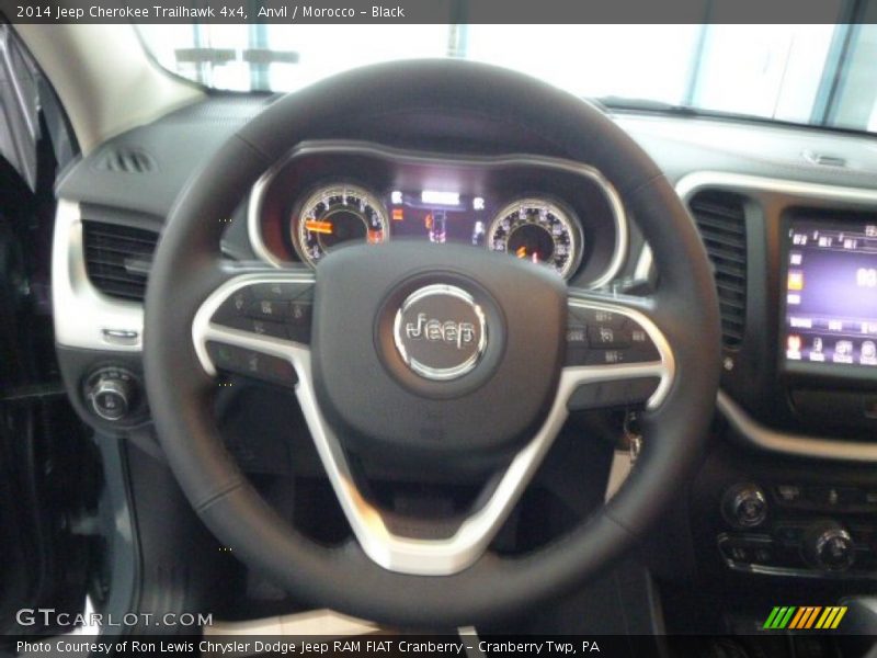 Anvil / Morocco - Black 2014 Jeep Cherokee Trailhawk 4x4