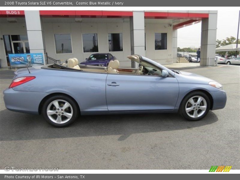Cosmic Blue Metallic / Ivory 2008 Toyota Solara SLE V6 Convertible