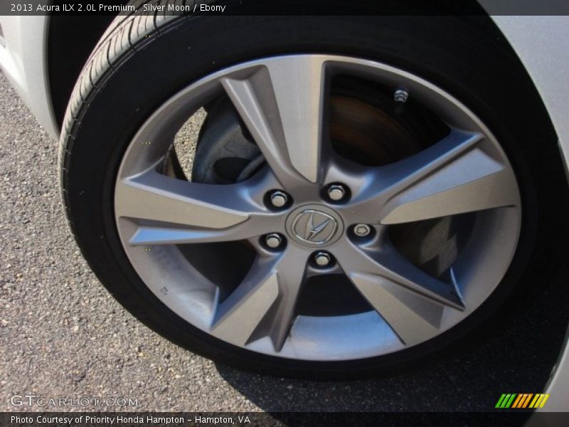 Silver Moon / Ebony 2013 Acura ILX 2.0L Premium