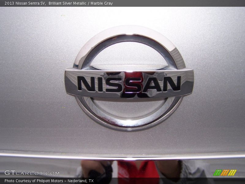 Brilliant Silver Metallic / Marble Gray 2013 Nissan Sentra SV