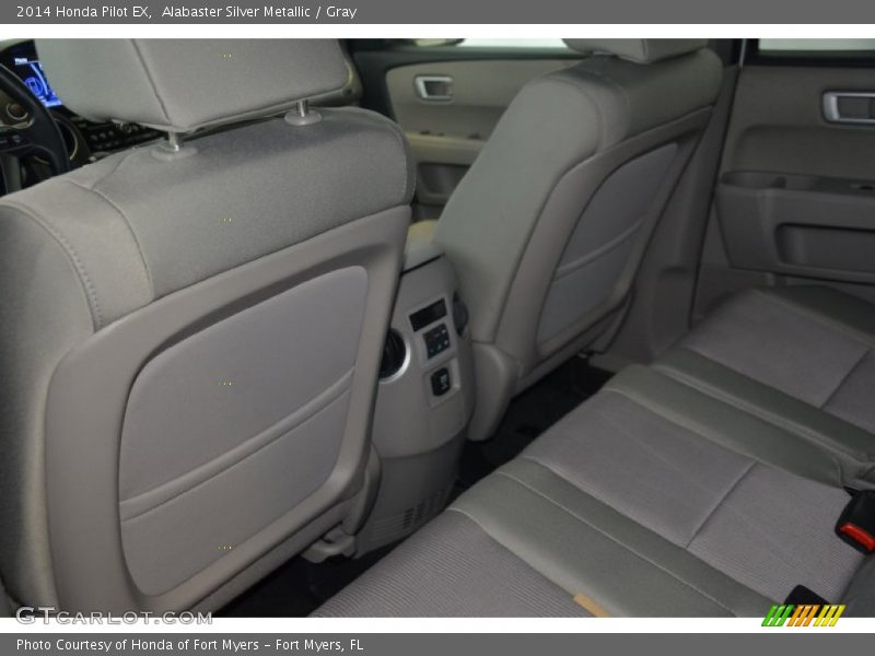 Alabaster Silver Metallic / Gray 2014 Honda Pilot EX
