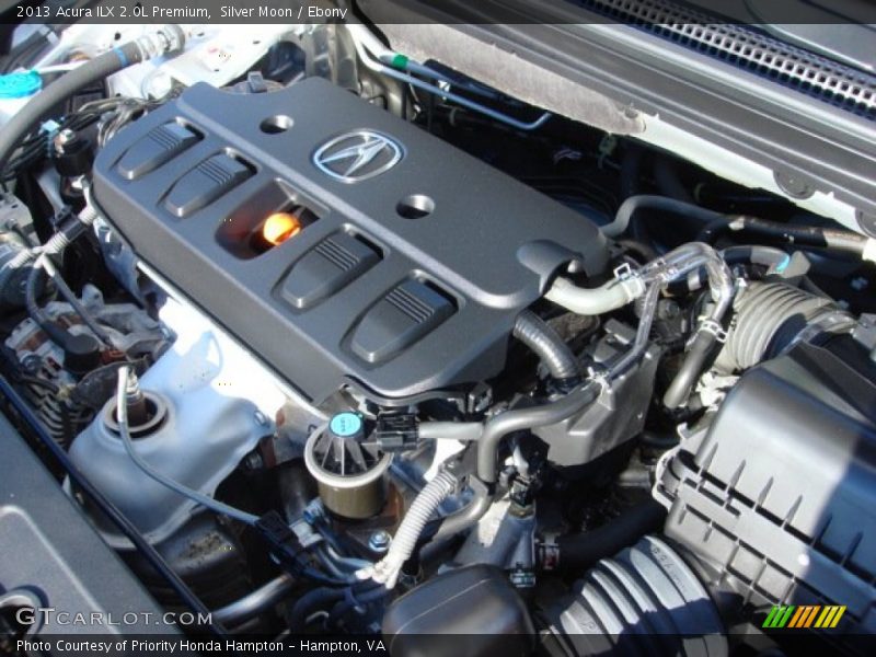 Silver Moon / Ebony 2013 Acura ILX 2.0L Premium