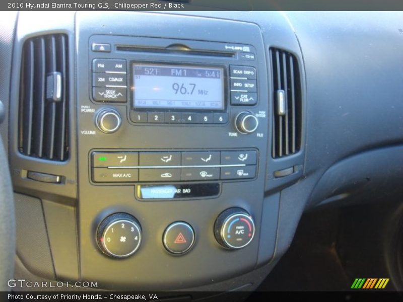 Chilipepper Red / Black 2010 Hyundai Elantra Touring GLS