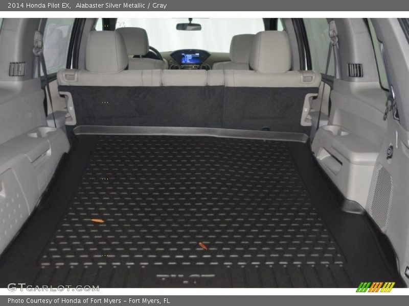 Alabaster Silver Metallic / Gray 2014 Honda Pilot EX