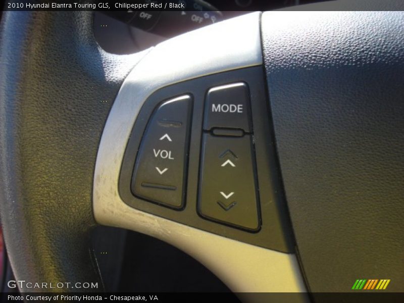 Chilipepper Red / Black 2010 Hyundai Elantra Touring GLS