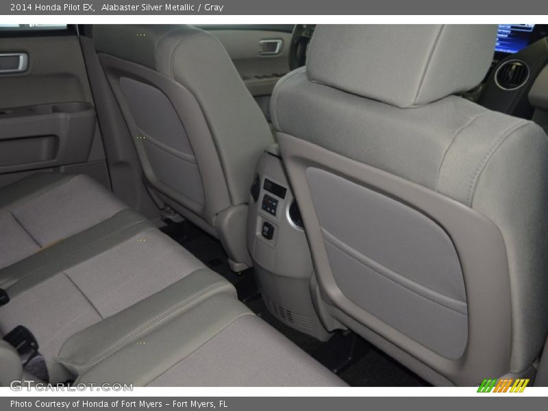 Alabaster Silver Metallic / Gray 2014 Honda Pilot EX
