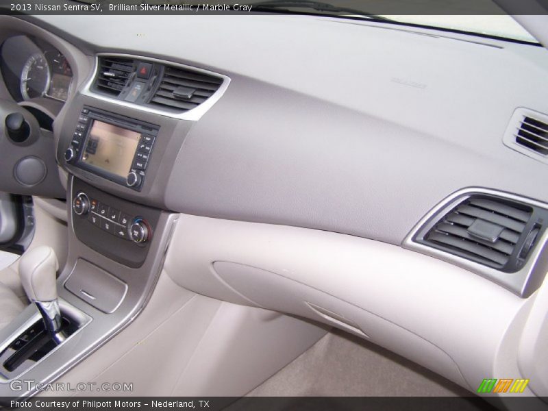 Brilliant Silver Metallic / Marble Gray 2013 Nissan Sentra SV