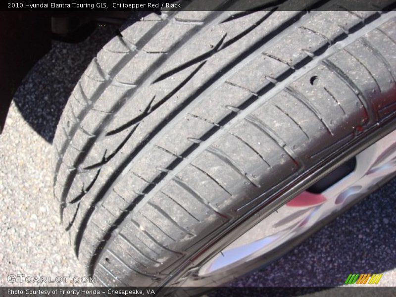 Chilipepper Red / Black 2010 Hyundai Elantra Touring GLS