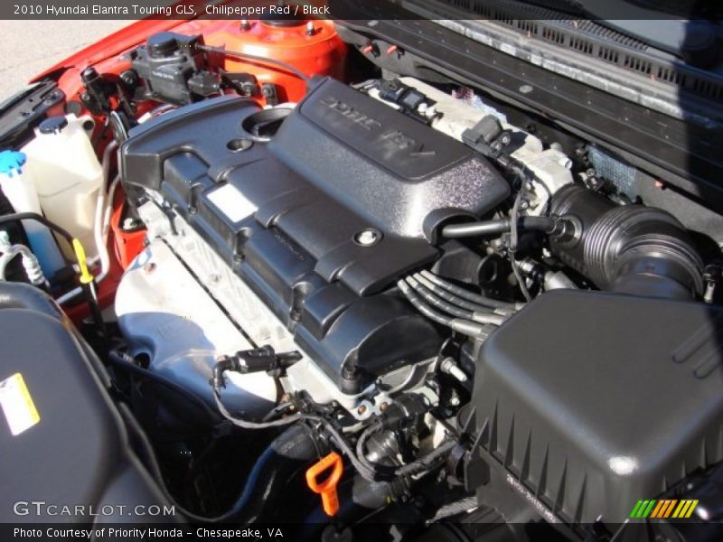 Chilipepper Red / Black 2010 Hyundai Elantra Touring GLS