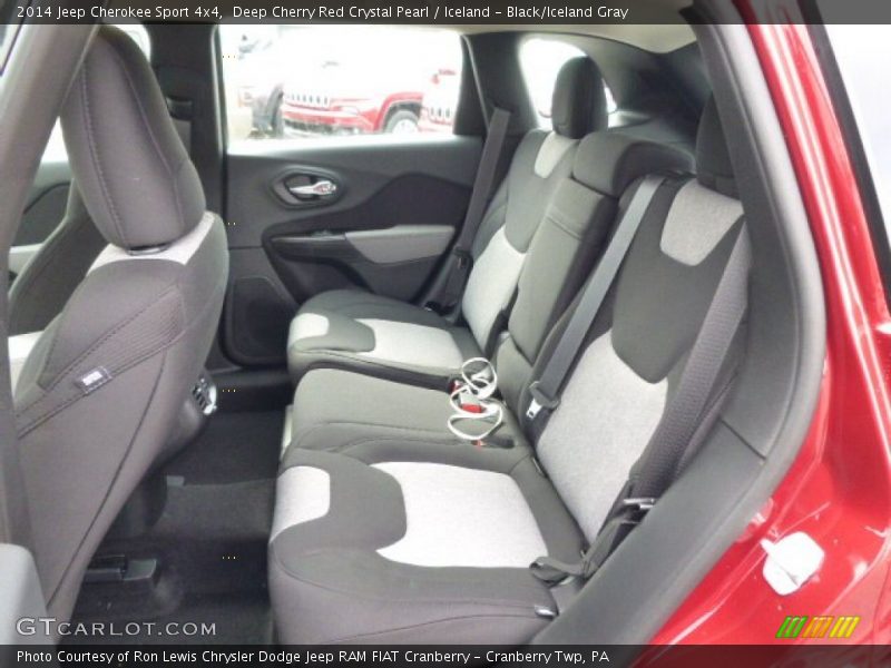 Deep Cherry Red Crystal Pearl / Iceland - Black/Iceland Gray 2014 Jeep Cherokee Sport 4x4