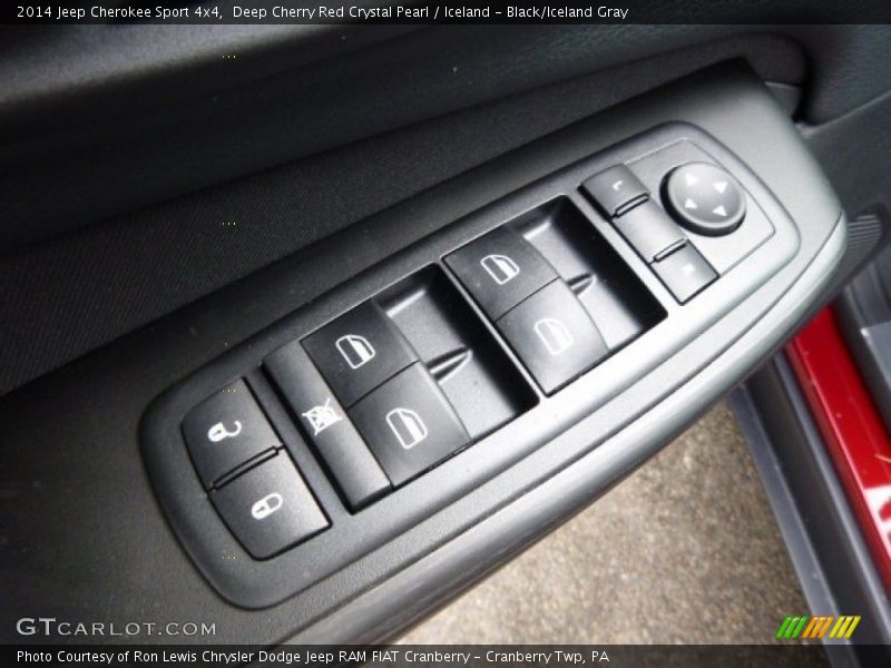 Deep Cherry Red Crystal Pearl / Iceland - Black/Iceland Gray 2014 Jeep Cherokee Sport 4x4