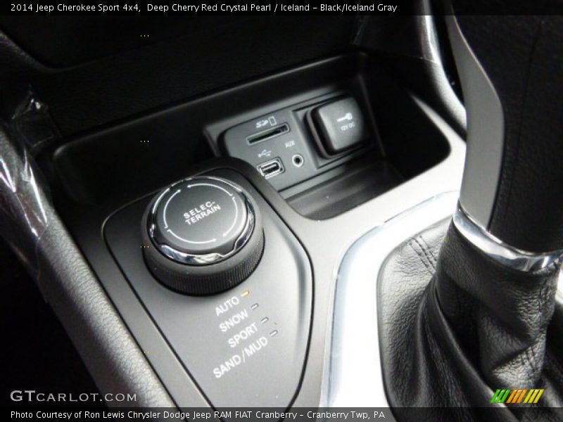 Deep Cherry Red Crystal Pearl / Iceland - Black/Iceland Gray 2014 Jeep Cherokee Sport 4x4