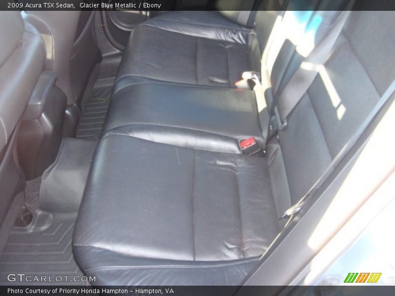 Glacier Blue Metallic / Ebony 2009 Acura TSX Sedan