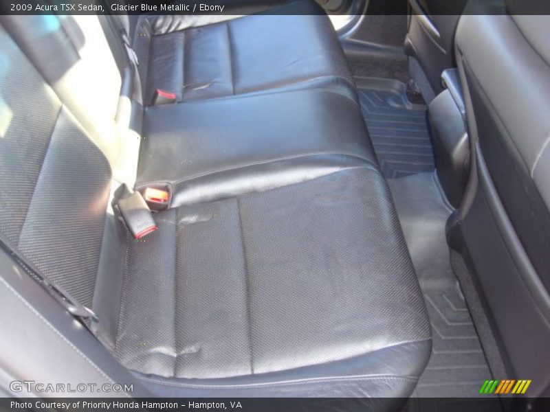 Glacier Blue Metallic / Ebony 2009 Acura TSX Sedan