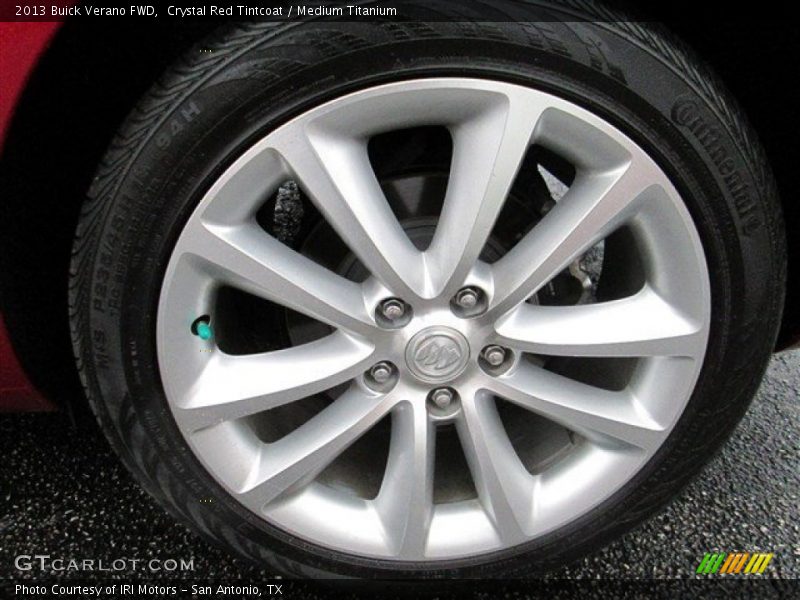 Crystal Red Tintcoat / Medium Titanium 2013 Buick Verano FWD