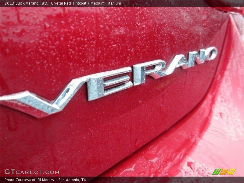 Crystal Red Tintcoat / Medium Titanium 2013 Buick Verano FWD