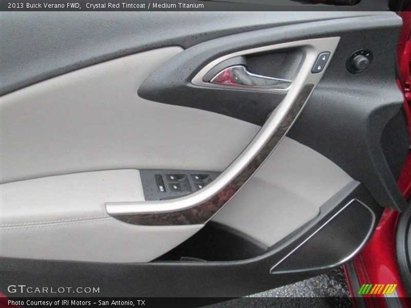Crystal Red Tintcoat / Medium Titanium 2013 Buick Verano FWD