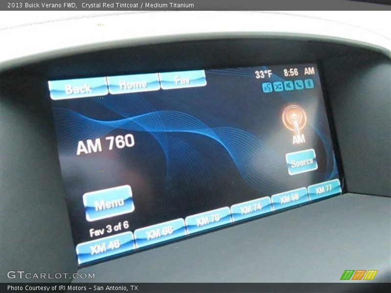 Crystal Red Tintcoat / Medium Titanium 2013 Buick Verano FWD