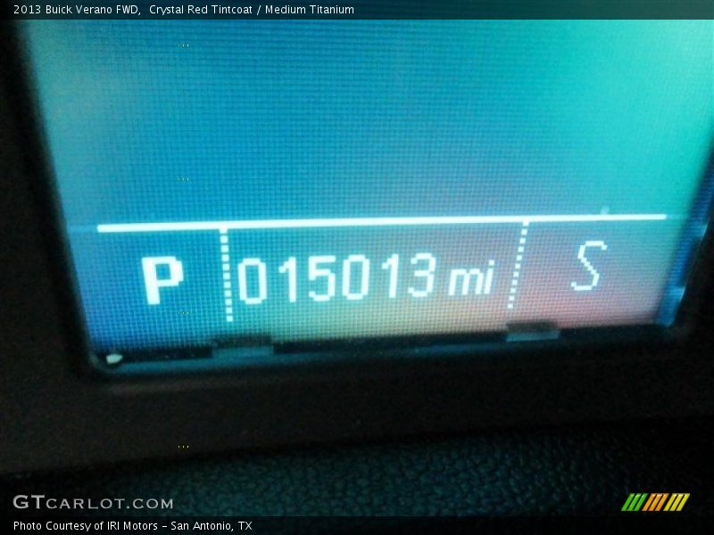Crystal Red Tintcoat / Medium Titanium 2013 Buick Verano FWD