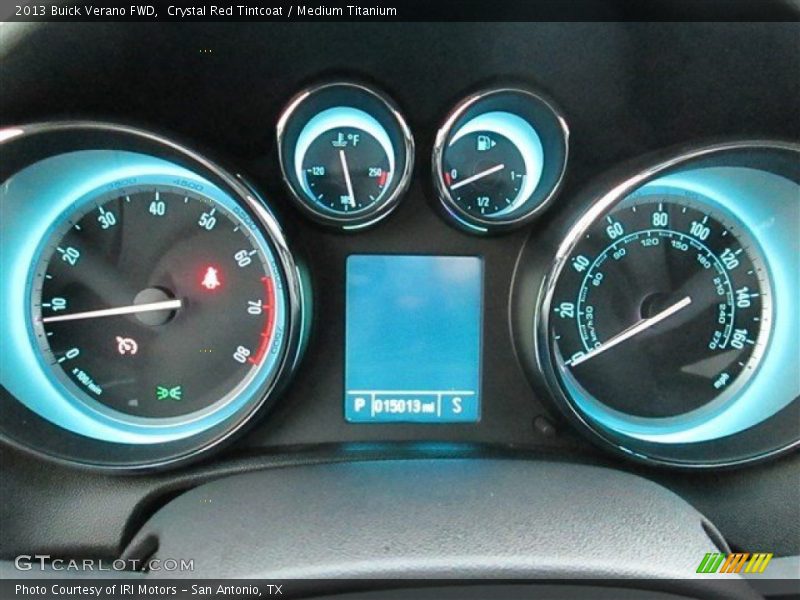 Crystal Red Tintcoat / Medium Titanium 2013 Buick Verano FWD