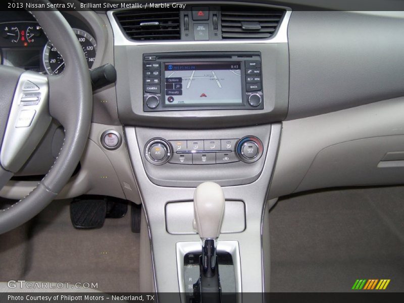 Brilliant Silver Metallic / Marble Gray 2013 Nissan Sentra SV
