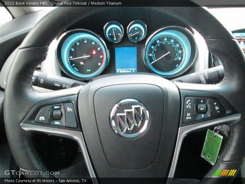 Crystal Red Tintcoat / Medium Titanium 2013 Buick Verano FWD