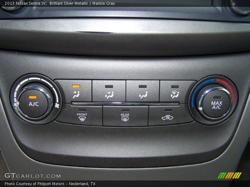 Brilliant Silver Metallic / Marble Gray 2013 Nissan Sentra SV