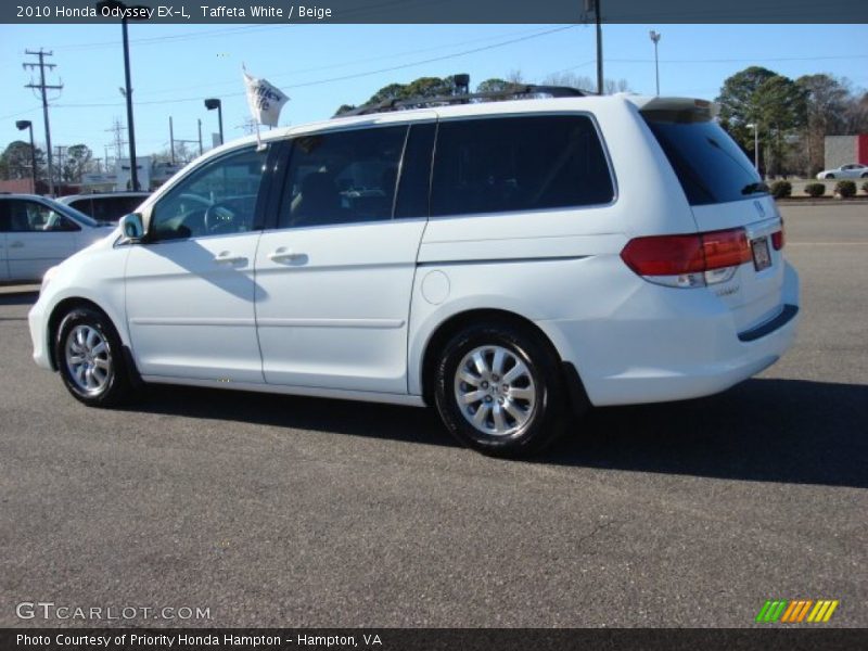 Taffeta White / Beige 2010 Honda Odyssey EX-L