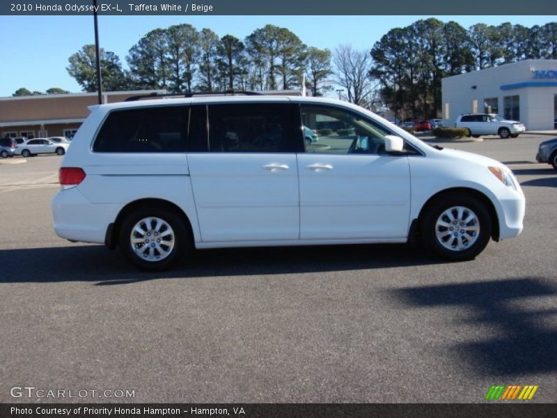 Taffeta White / Beige 2010 Honda Odyssey EX-L