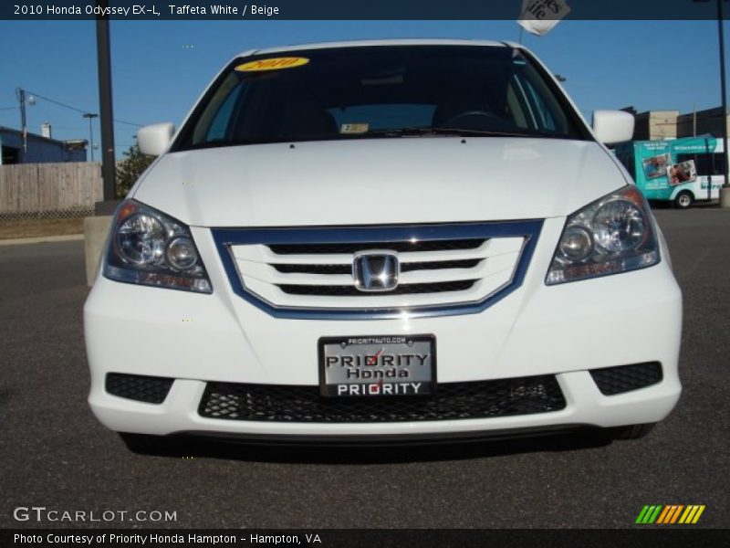 Taffeta White / Beige 2010 Honda Odyssey EX-L
