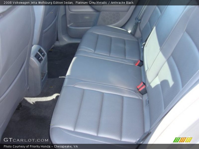 Platinum Grey Metallic / Anthracite Black 2008 Volkswagen Jetta Wolfsburg Edition Sedan