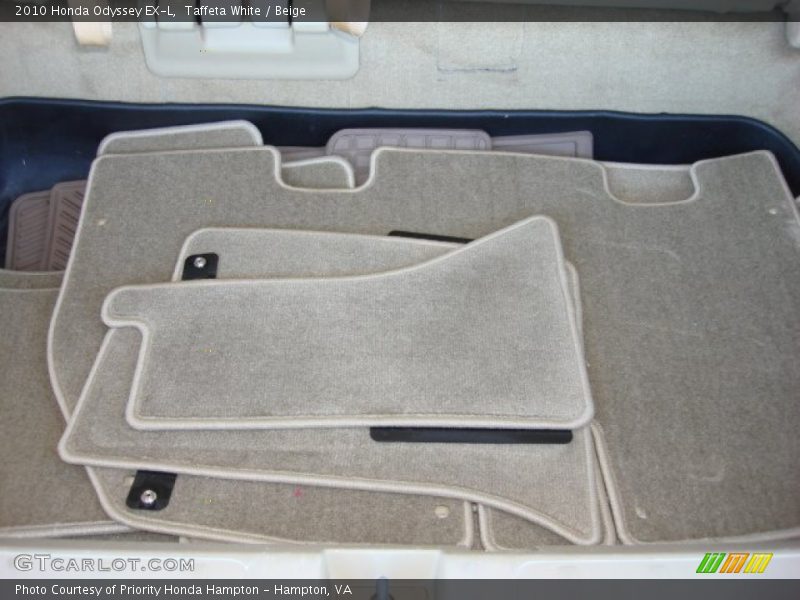 Taffeta White / Beige 2010 Honda Odyssey EX-L