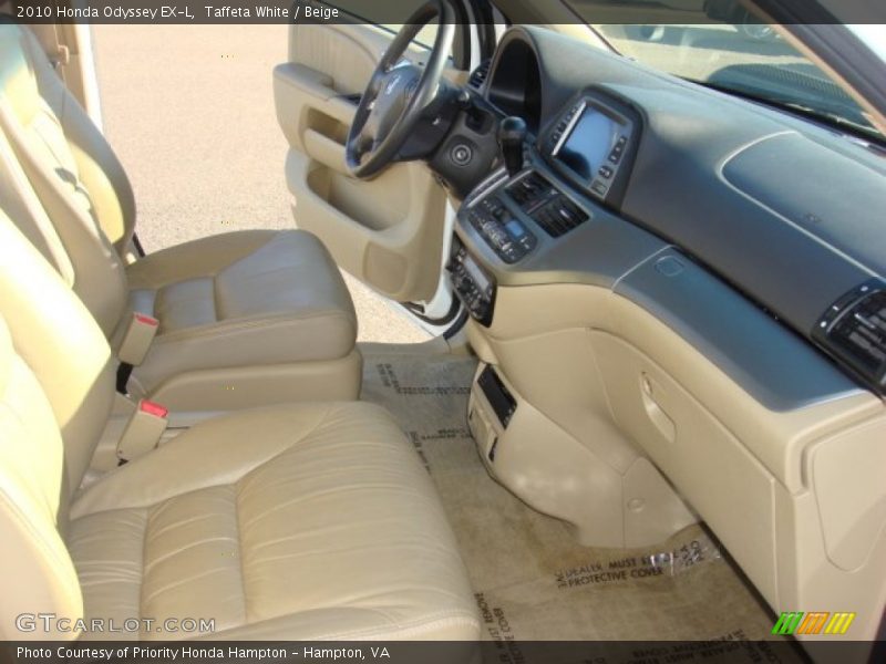 Taffeta White / Beige 2010 Honda Odyssey EX-L