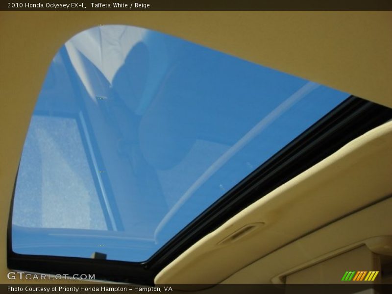 Taffeta White / Beige 2010 Honda Odyssey EX-L