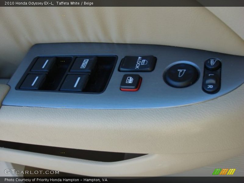 Taffeta White / Beige 2010 Honda Odyssey EX-L