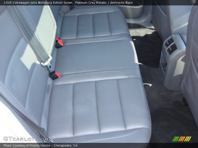 Platinum Grey Metallic / Anthracite Black 2008 Volkswagen Jetta Wolfsburg Edition Sedan