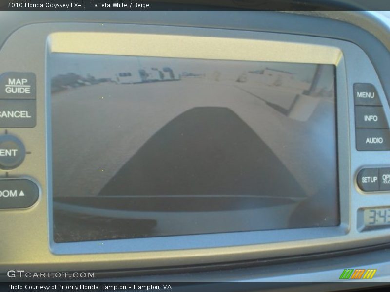 Taffeta White / Beige 2010 Honda Odyssey EX-L