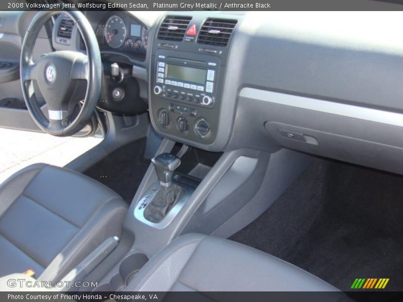 Platinum Grey Metallic / Anthracite Black 2008 Volkswagen Jetta Wolfsburg Edition Sedan