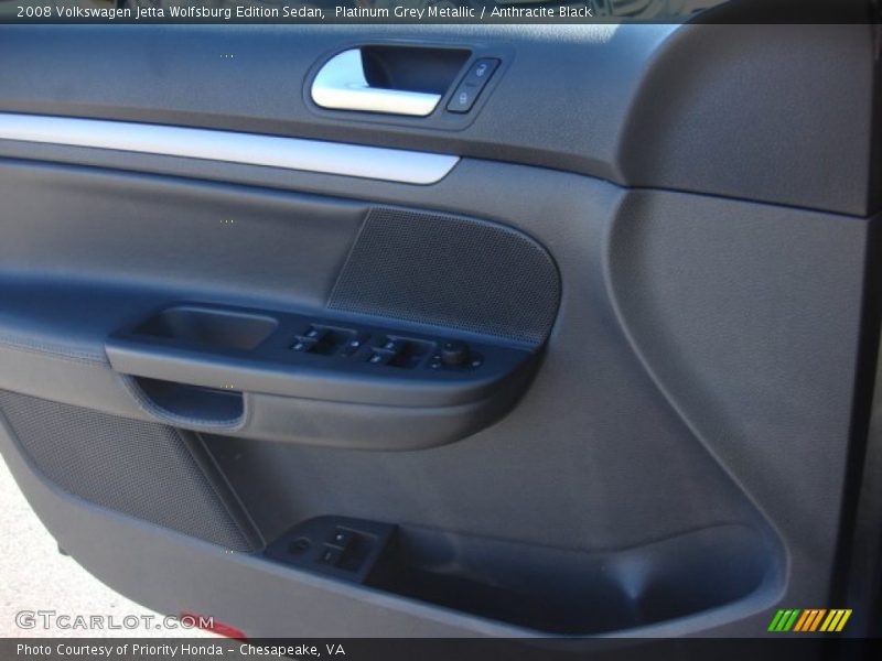 Platinum Grey Metallic / Anthracite Black 2008 Volkswagen Jetta Wolfsburg Edition Sedan