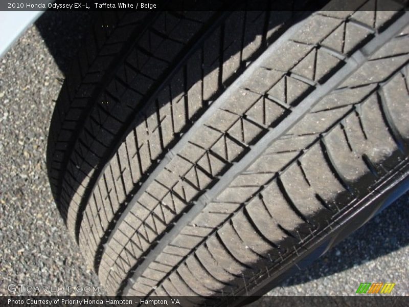 Taffeta White / Beige 2010 Honda Odyssey EX-L