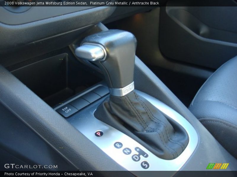 Platinum Grey Metallic / Anthracite Black 2008 Volkswagen Jetta Wolfsburg Edition Sedan