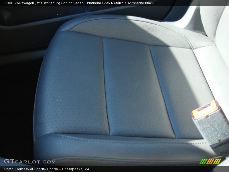 Platinum Grey Metallic / Anthracite Black 2008 Volkswagen Jetta Wolfsburg Edition Sedan