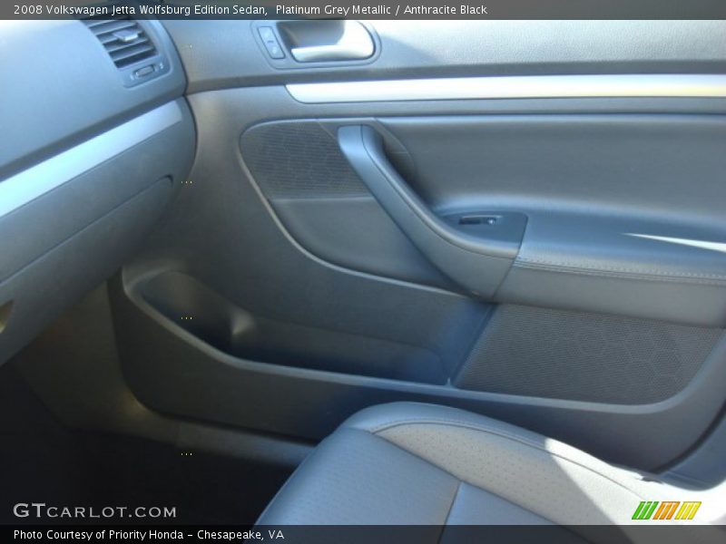 Platinum Grey Metallic / Anthracite Black 2008 Volkswagen Jetta Wolfsburg Edition Sedan