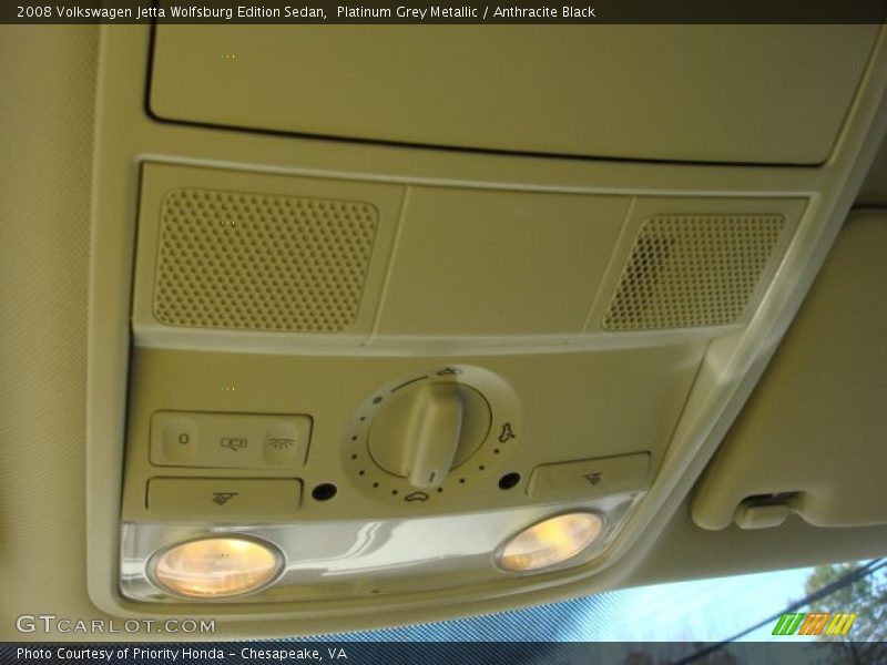 Platinum Grey Metallic / Anthracite Black 2008 Volkswagen Jetta Wolfsburg Edition Sedan