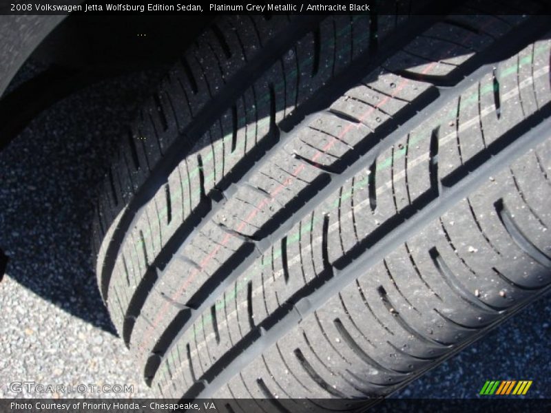 Platinum Grey Metallic / Anthracite Black 2008 Volkswagen Jetta Wolfsburg Edition Sedan