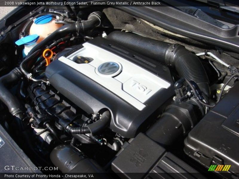Platinum Grey Metallic / Anthracite Black 2008 Volkswagen Jetta Wolfsburg Edition Sedan