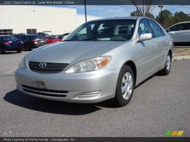 Lunar Mist Metallic / Stone 2002 Toyota Camry LE