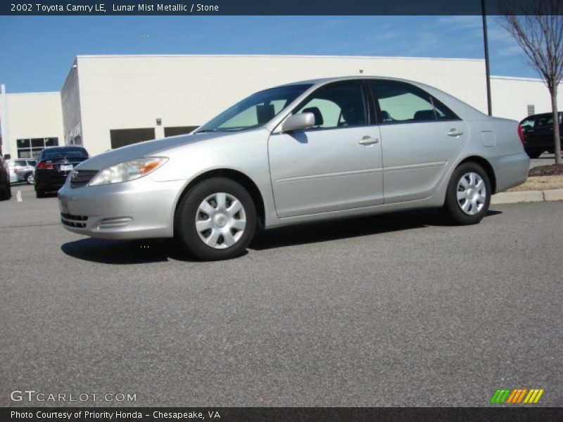 Lunar Mist Metallic / Stone 2002 Toyota Camry LE